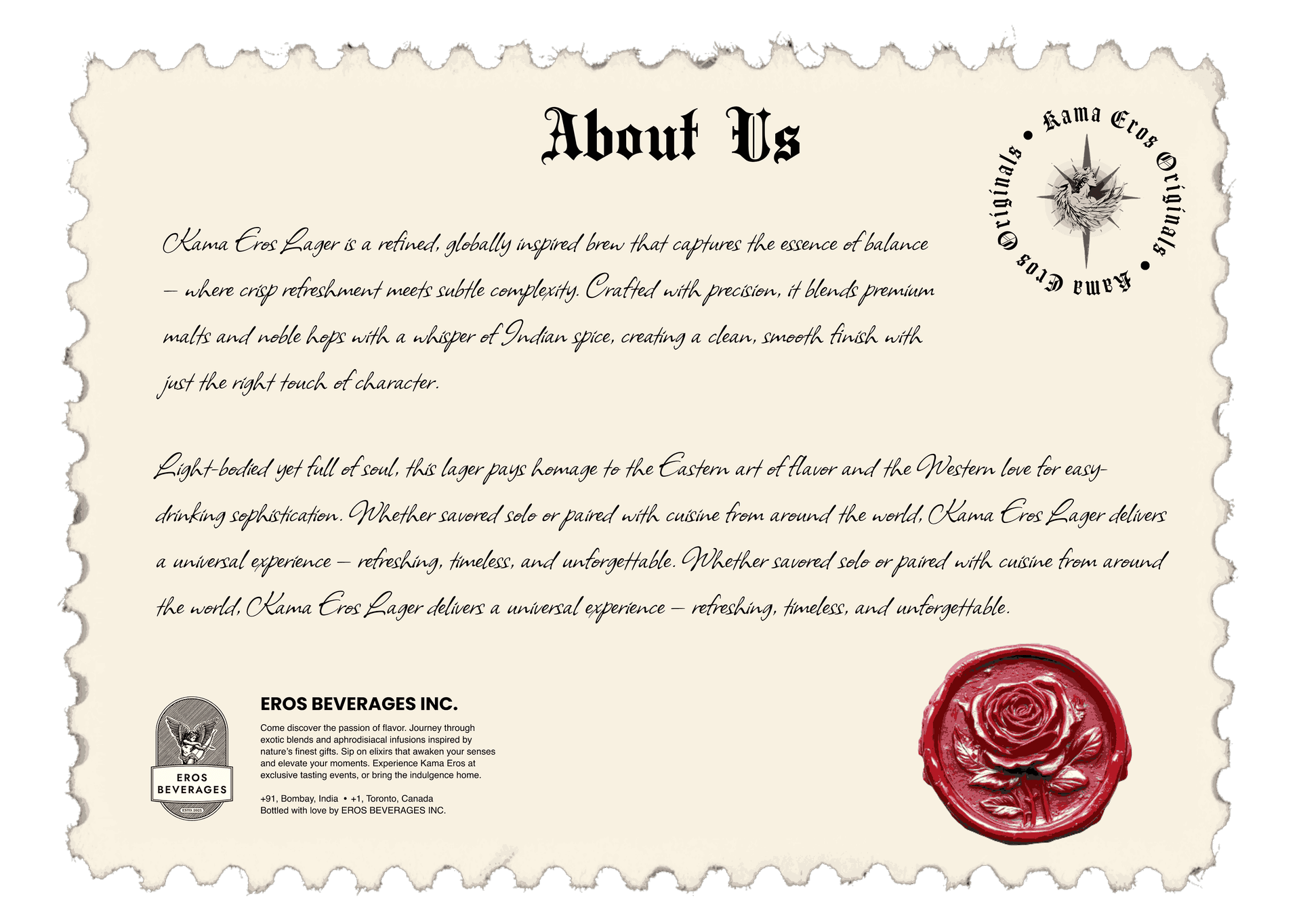 Kama Eros certification